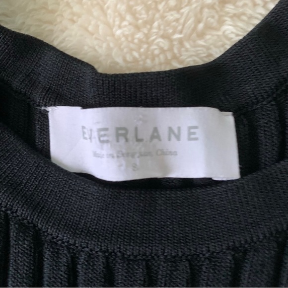 Everlane The E2 Ribbed Tank Dress in Black sz Small - Picture 6 of 7